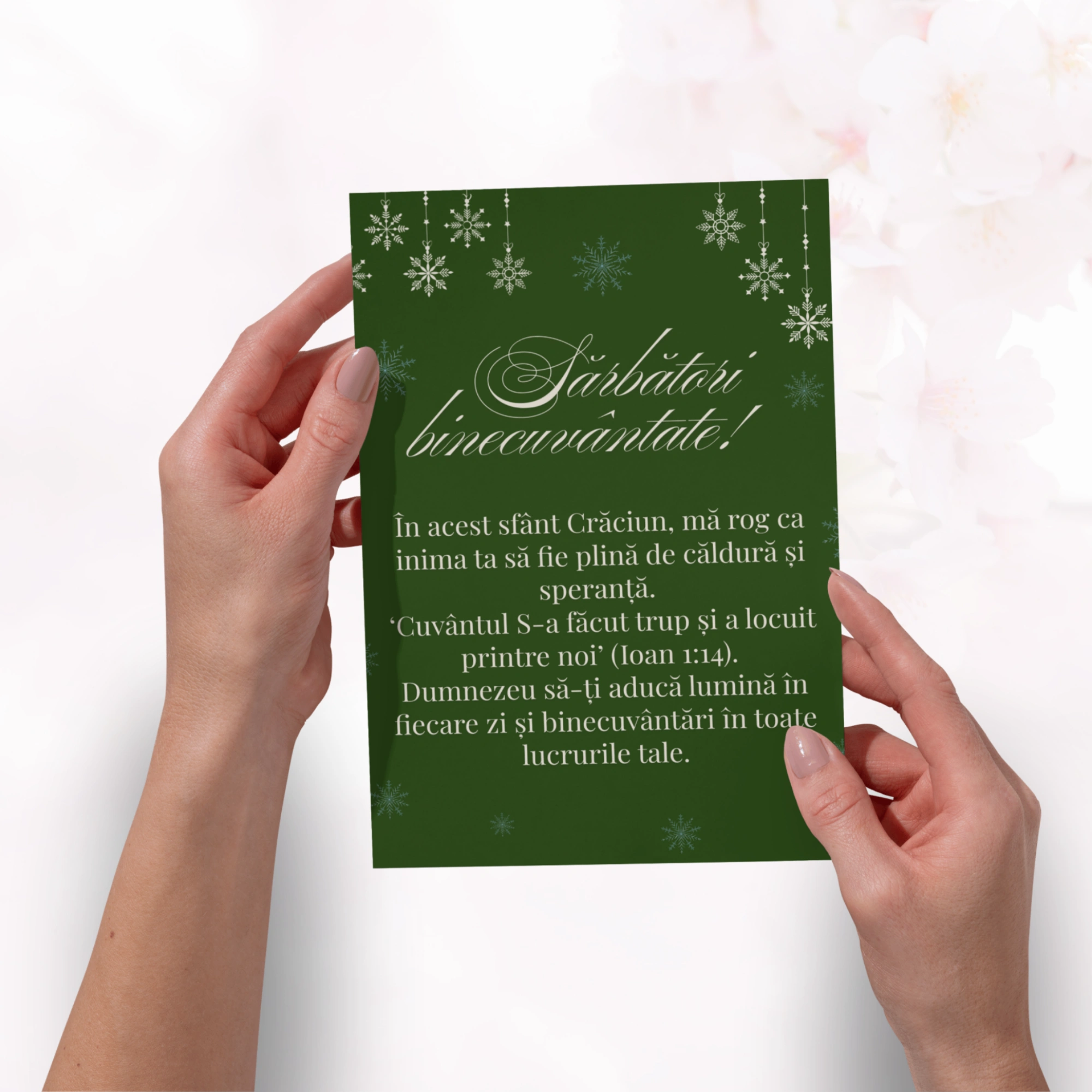 Felicitare, Sarbatori fericite!